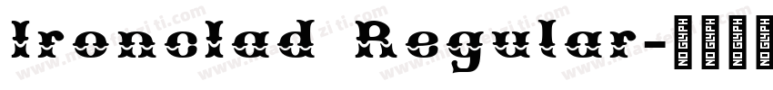 IroncIad Regular字体转换